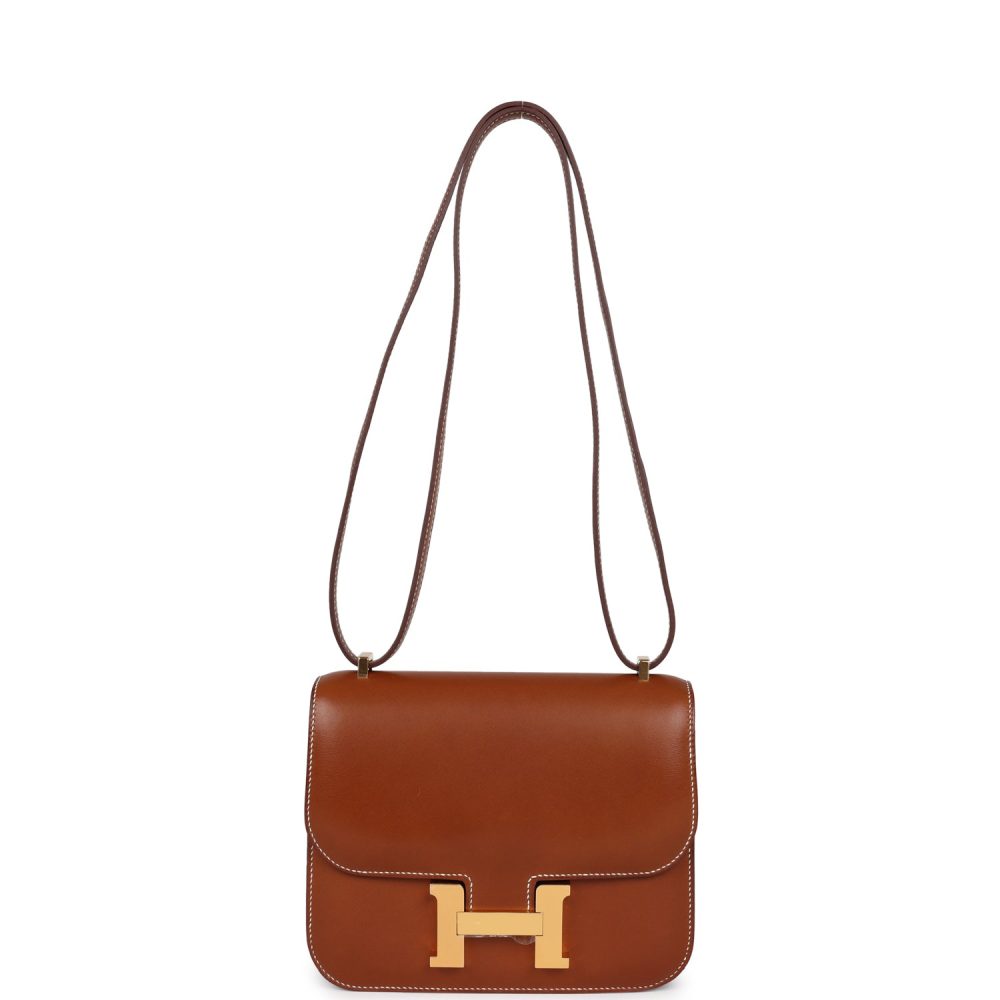 Hermes Constance 18 Fauve Barenia Gold Hardware - Image 7