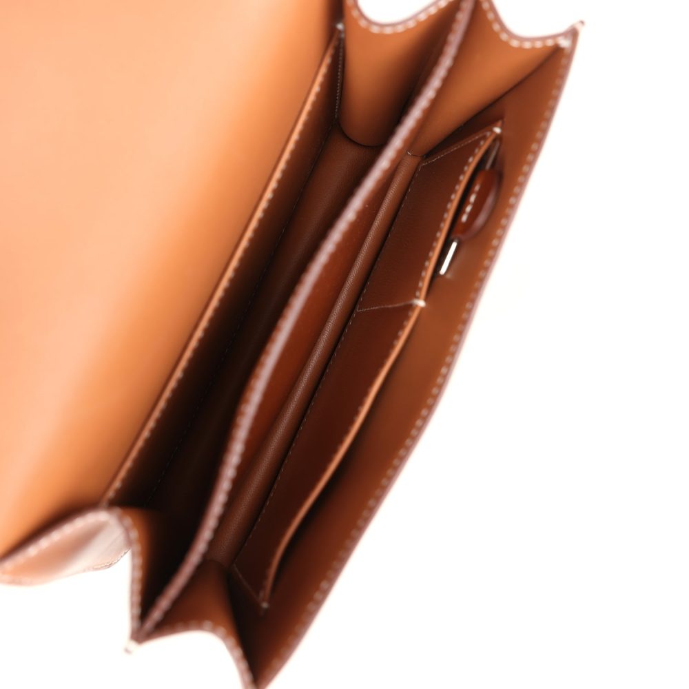 Hermes Constance 18 Fauve Barenia Gold Hardware - Image 9