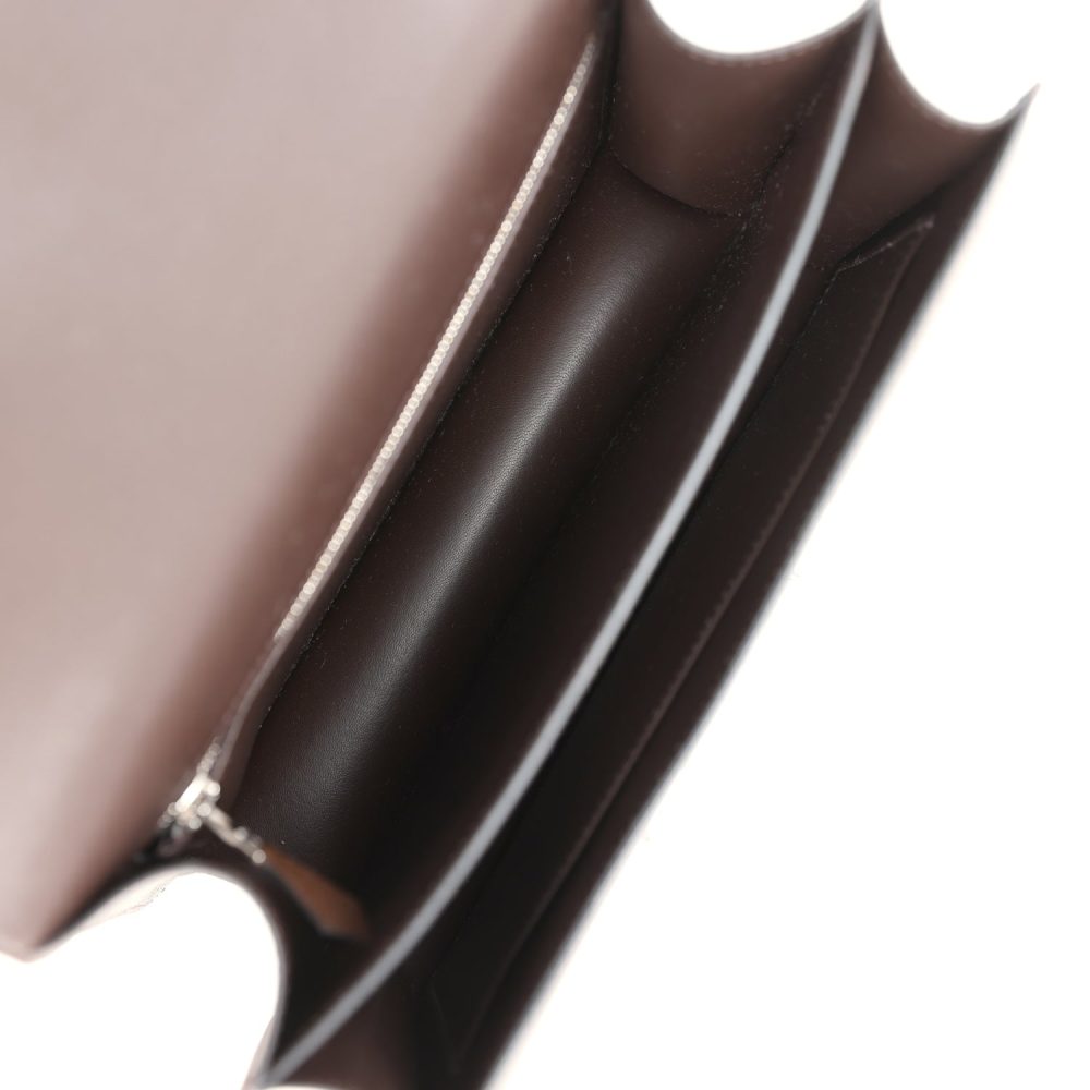 Hermes Constance 24 Chocolate Epsom Palladium Hardware - Image 9