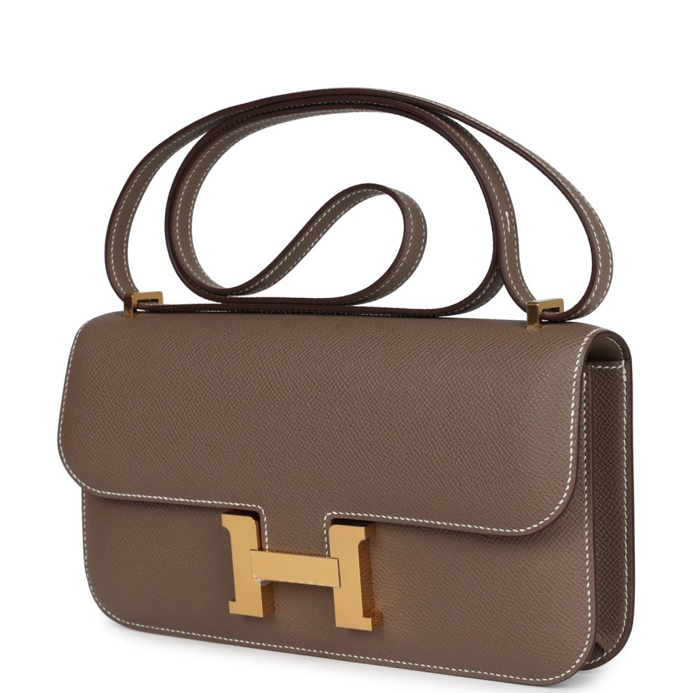 Hermes Constance Elan Etoupe Epsom Gold Hardware - Image 3