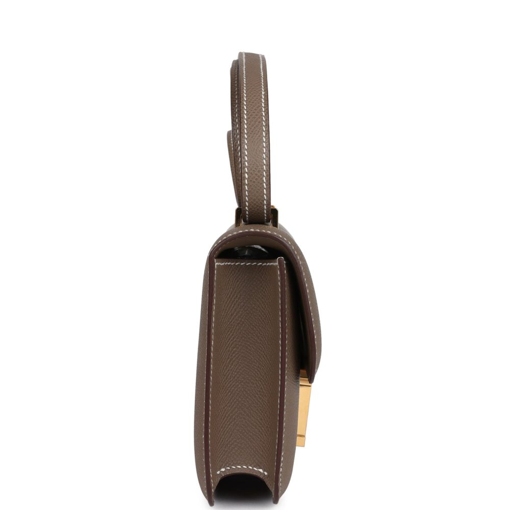 Hermes Constance Elan Etoupe Epsom Gold Hardware - Image 4