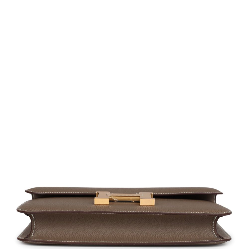 Hermes Constance Elan Etoupe Epsom Gold Hardware - Image 6