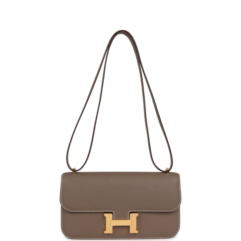 Hermes Constance Elan Etoupe Epsom Gold Hardware - Image 7