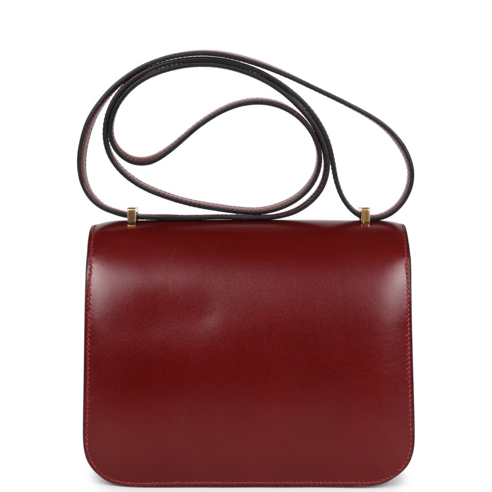 Hermes Constance 18 Rouge H Box Calfskin Gold Hardware - Image 4