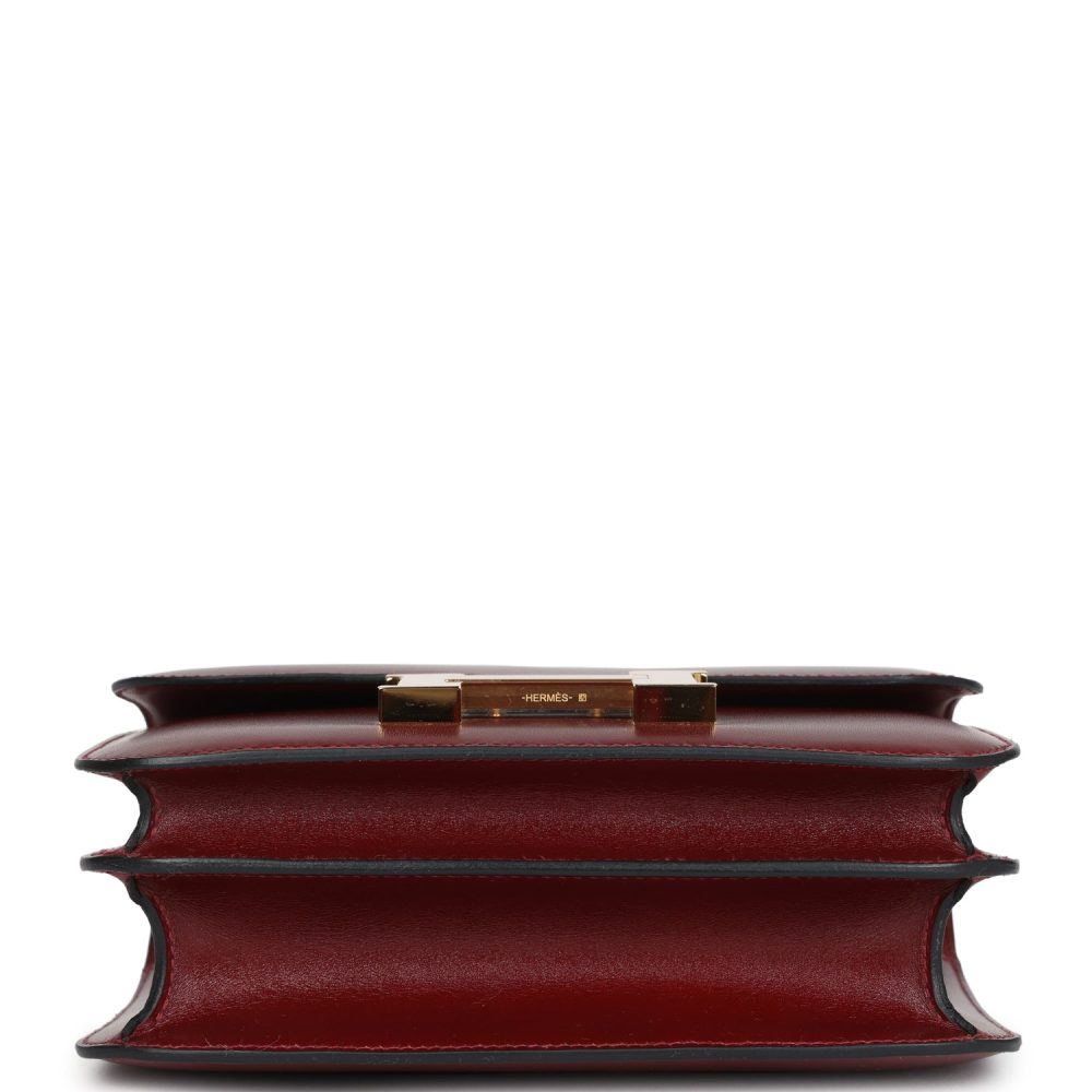 Hermes Constance 18 Rouge H Box Calfskin Gold Hardware - Image 6