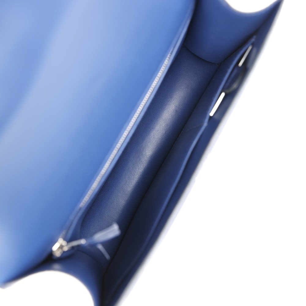 Hermes Constance 1-24 Bleu Saphir Matte Alligator Marquette Palladium Hardware - Image 9