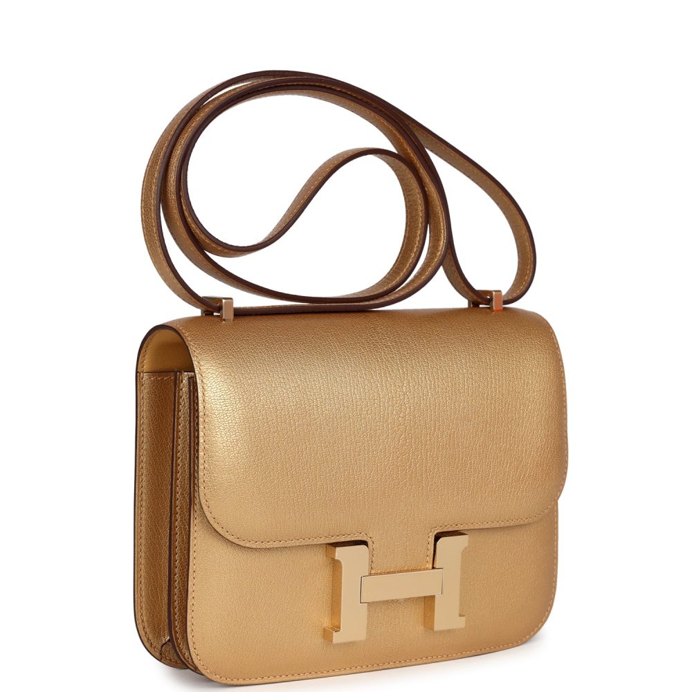 Hermes Constance 18 Dore Chevre Chamkilight Permabrass Hardware - Image 2