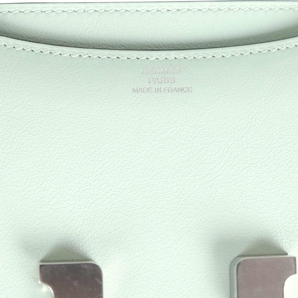 Hermes Constance 18 Vert Peppermint Swift Palladium Hardware - Image 8