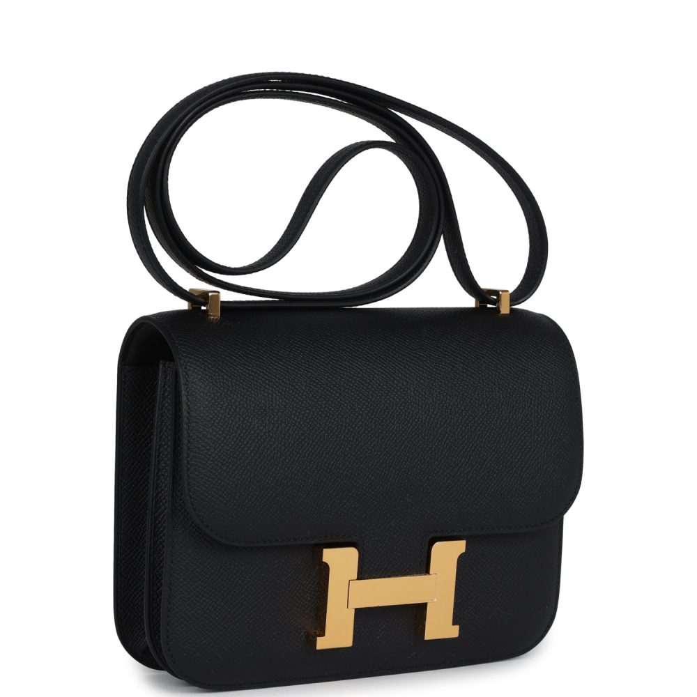 Hermes Constance 1-18 Black Epsom Gold Hardware - Image 2