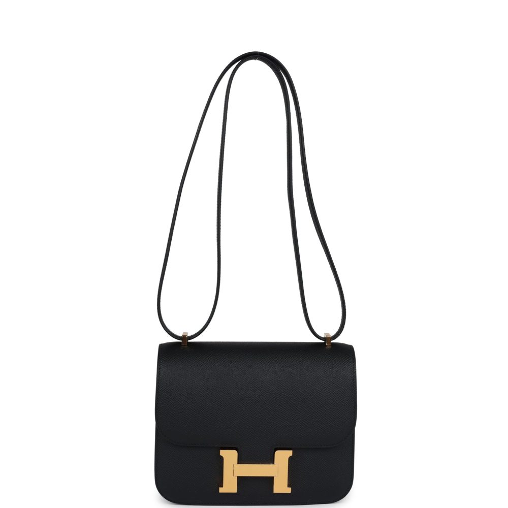 Hermes Constance 1-18 Black Epsom Gold Hardware - Image 7