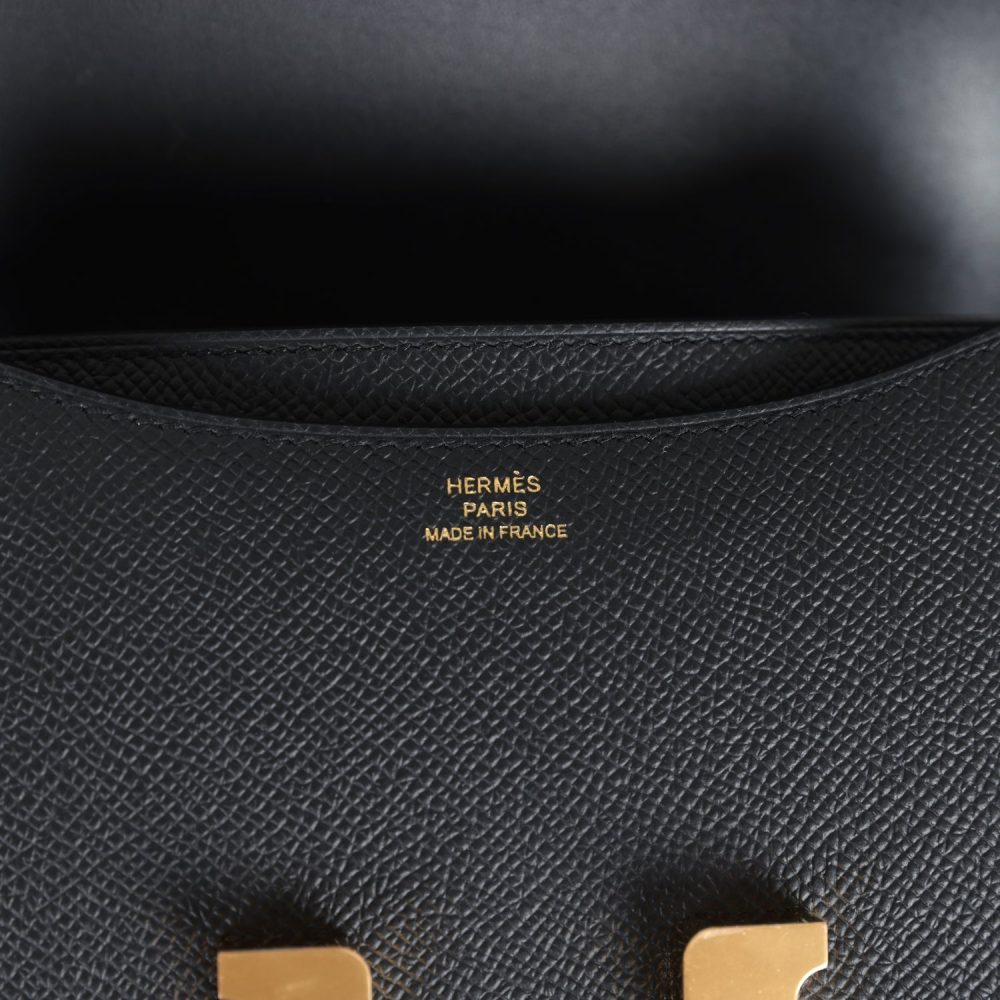 Hermes Constance 1-18 Black Epsom Gold Hardware - Image 8