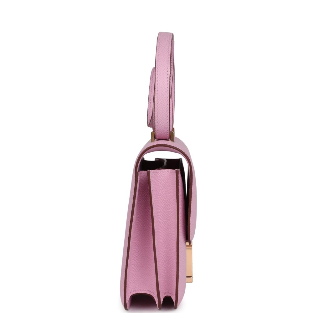 Hermes Constance 18 Mauve Sylvestre Epsom Rose Gold Hardware - Image 3