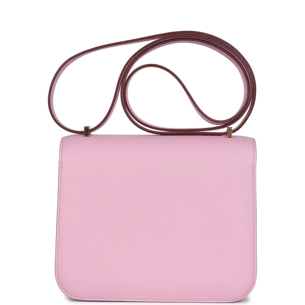 Hermes Constance 18 Mauve Sylvestre Epsom Rose Gold Hardware - Image 4