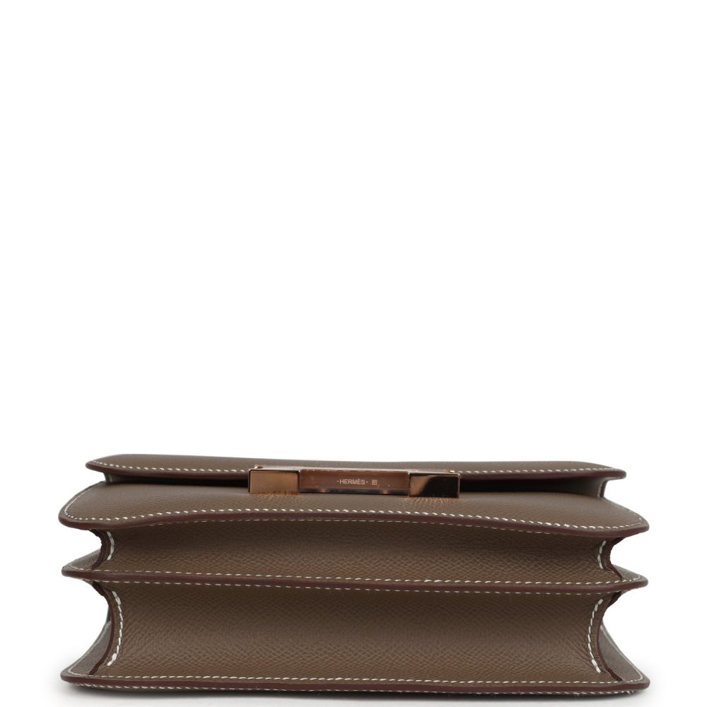 Hermes Constance 18 Etoupe Epsom Rose Gold Hardware - Image 6