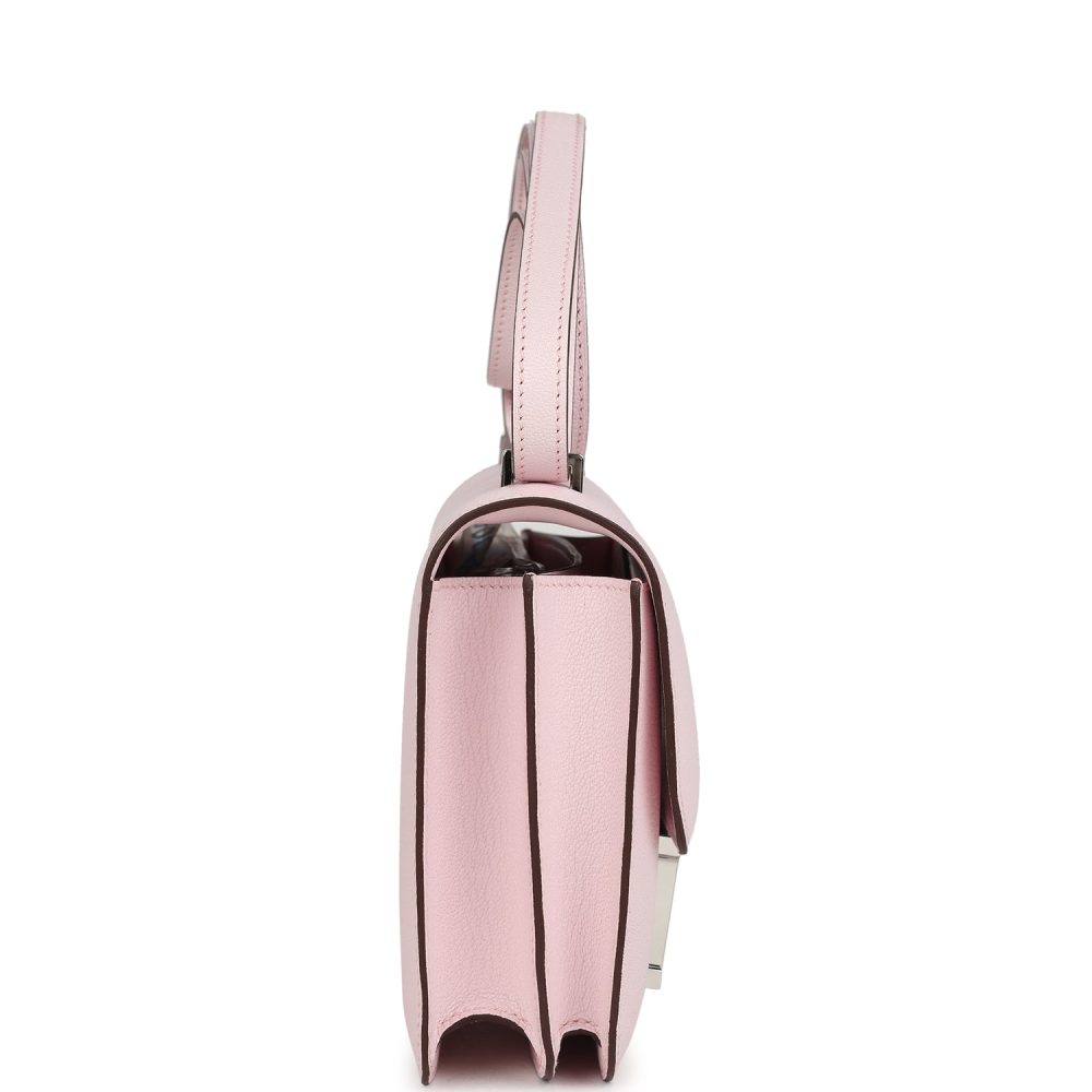 Hermes Constance 18 Rose Darling Chevre Mysore Palladium Hardware - Image 4