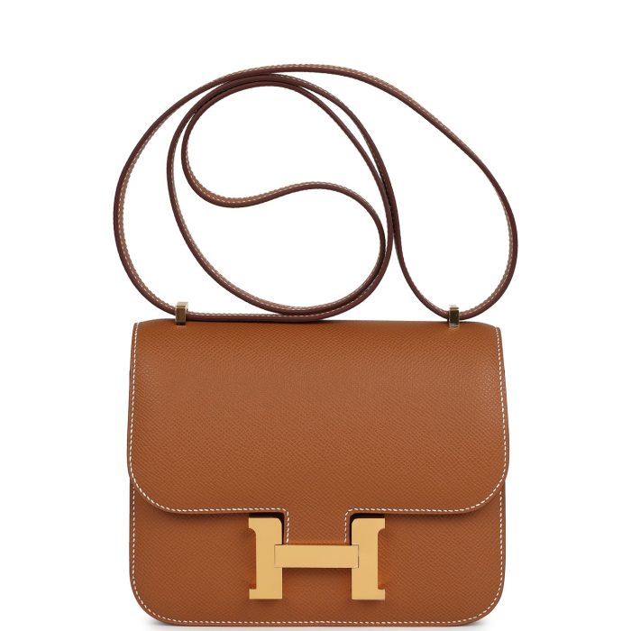 Hermes Constance 18 Gold Epsom Gold Hardware