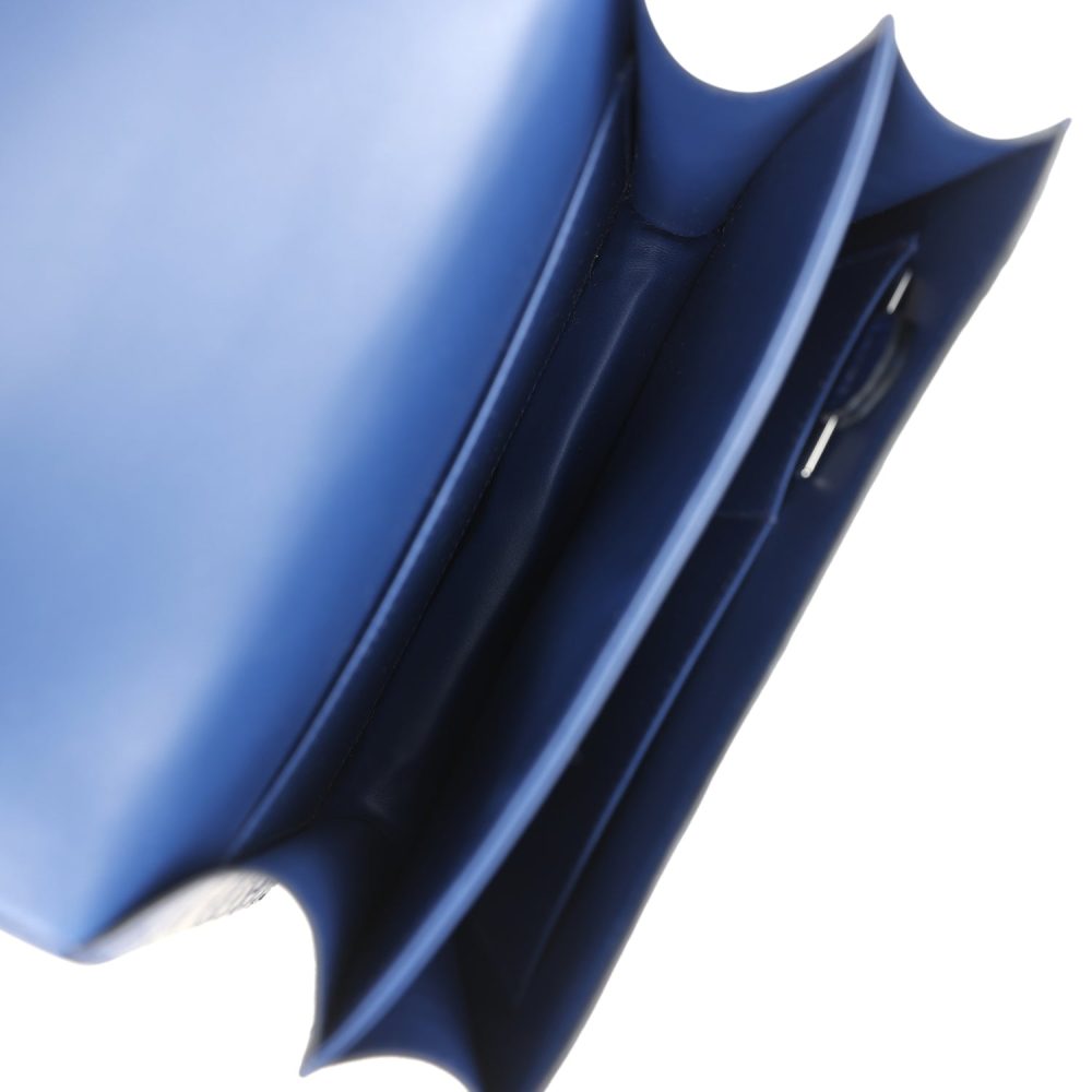 Hermes Constance 18 Bleu Saphir Matte Alligator Gold Hardware - Image 9