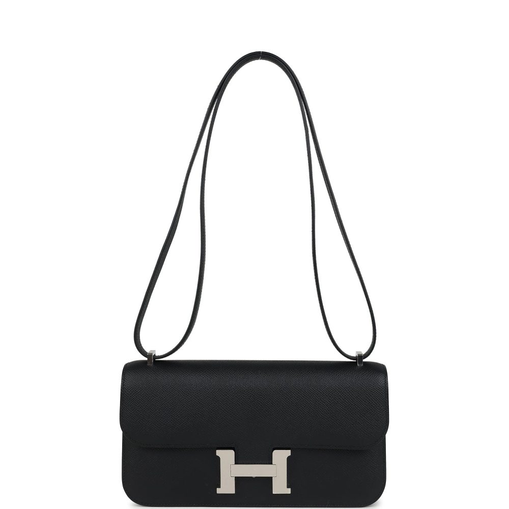 Hermes Constance Elan Black Epsom Palladium Hardware - Image 7