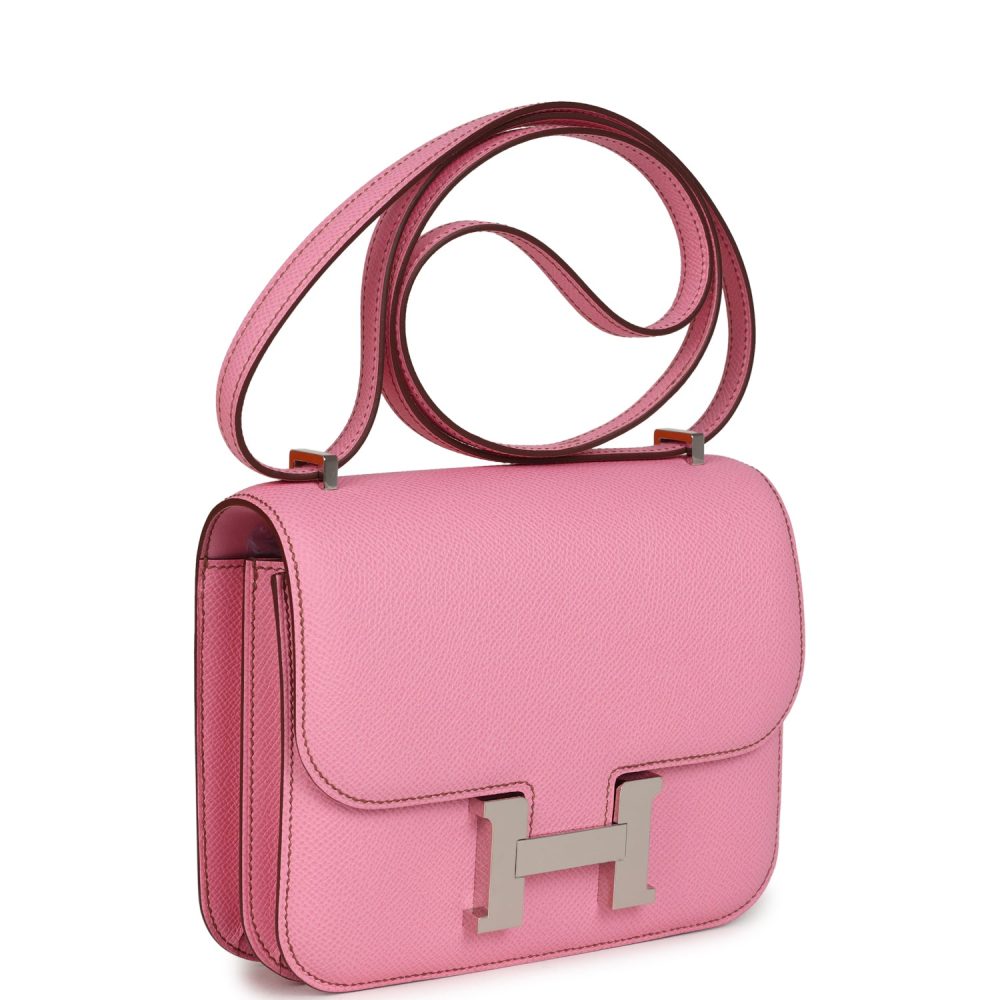 Hermes Constance 18 Bubblegum 5P Epsom Palladium Hardware - Image 2
