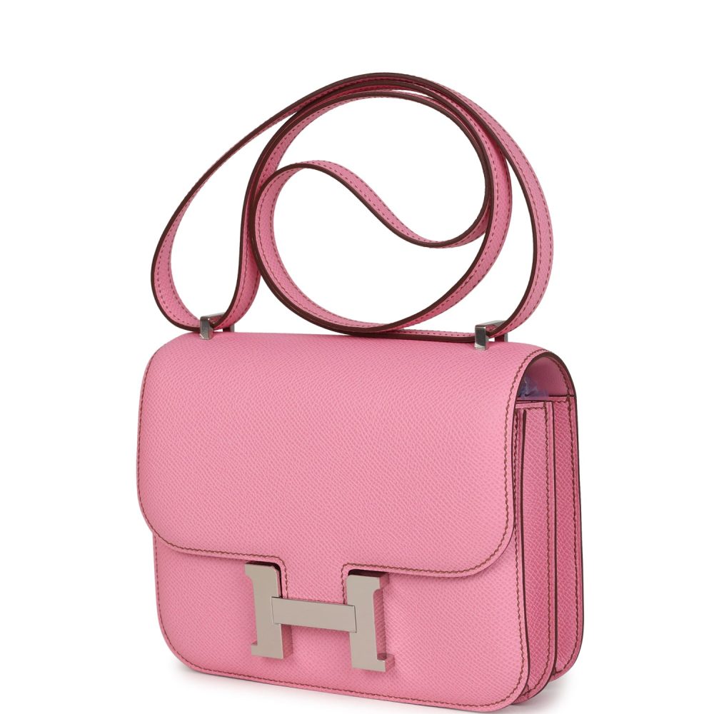 Hermes Constance 18 Bubblegum 5P Epsom Palladium Hardware - Image 5