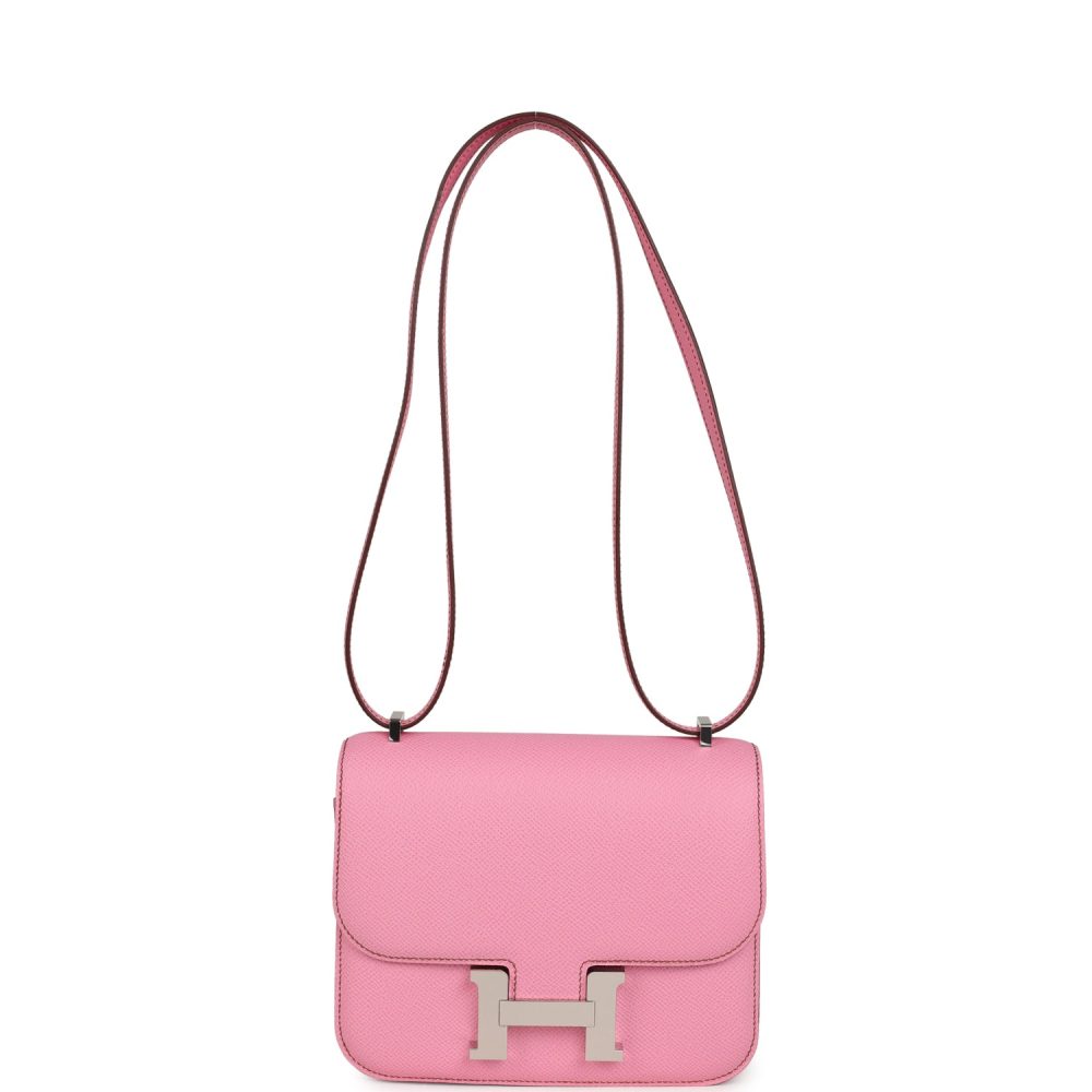 Hermes Constance 18 Bubblegum 5P Epsom Palladium Hardware - Image 7