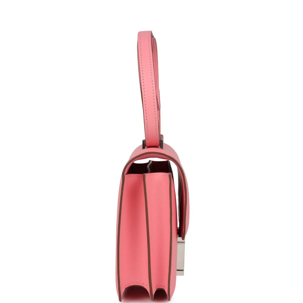 Hermes Constance 18 Rose Confetti Epsom Palladium Hardware - Image 3