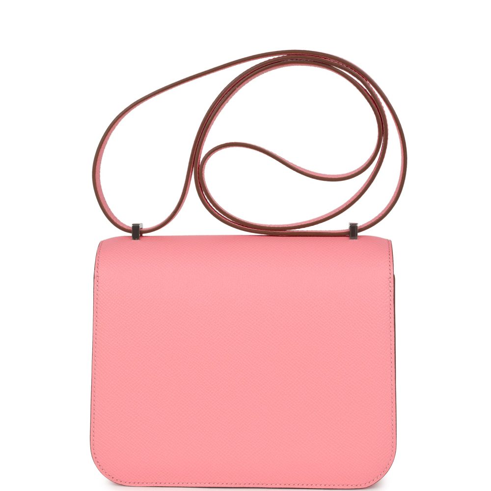Hermes Constance 18 Rose Confetti Epsom Palladium Hardware - Image 4