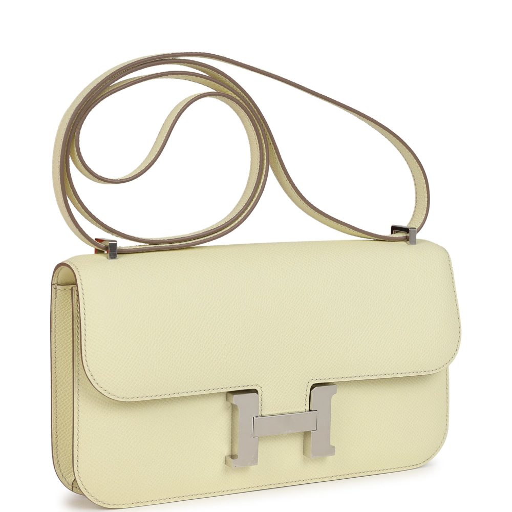 Hermes Constance Elan Jaune Milton Epsom Palladium Hardware - Image 2