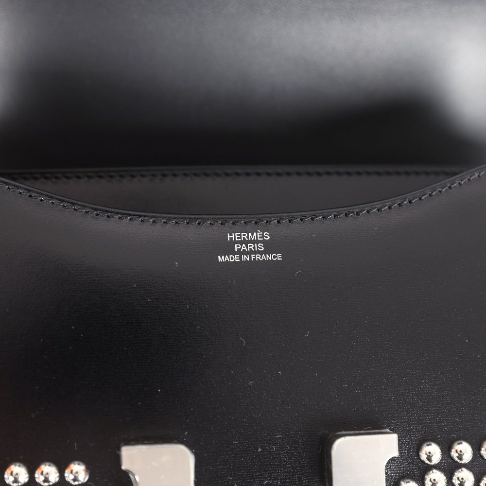 Hermes Constance 18 Clout?? Black Box Palladium Hardware - Image 8