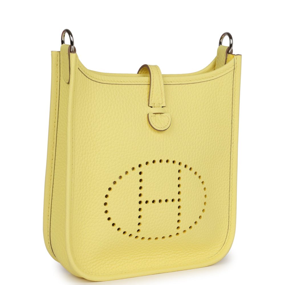 Hermes Evelyne TPM Limoncello Clemence Palladium Hardware - Image 2