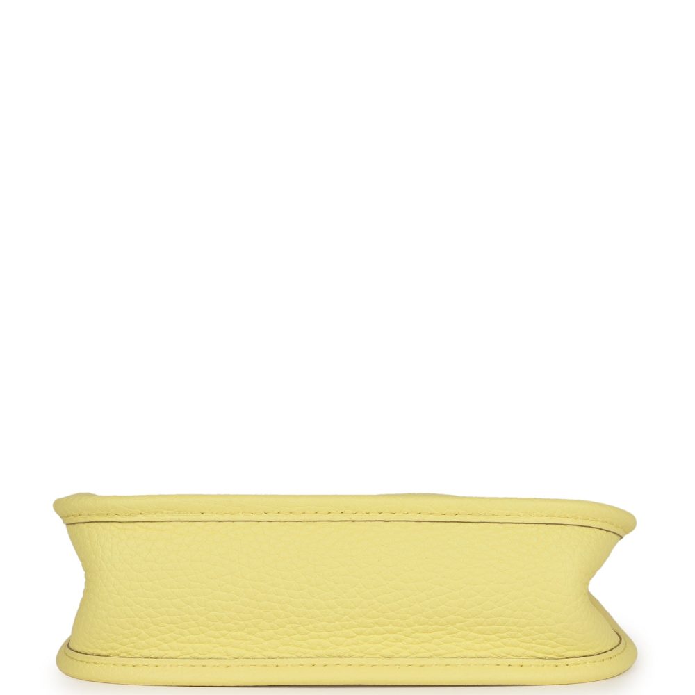 Hermes Evelyne TPM Limoncello Clemence Palladium Hardware - Image 6