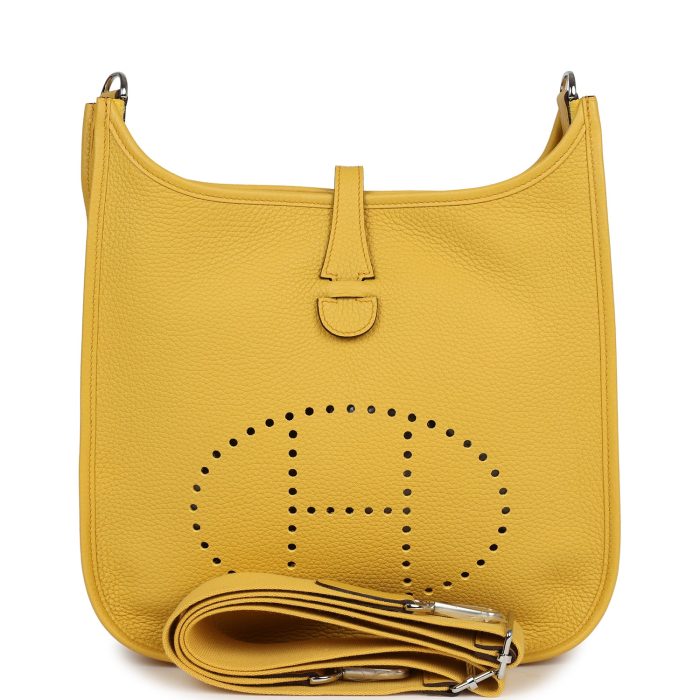 Hermes Evelyne III PM Sun Clemence Palladium Hardware