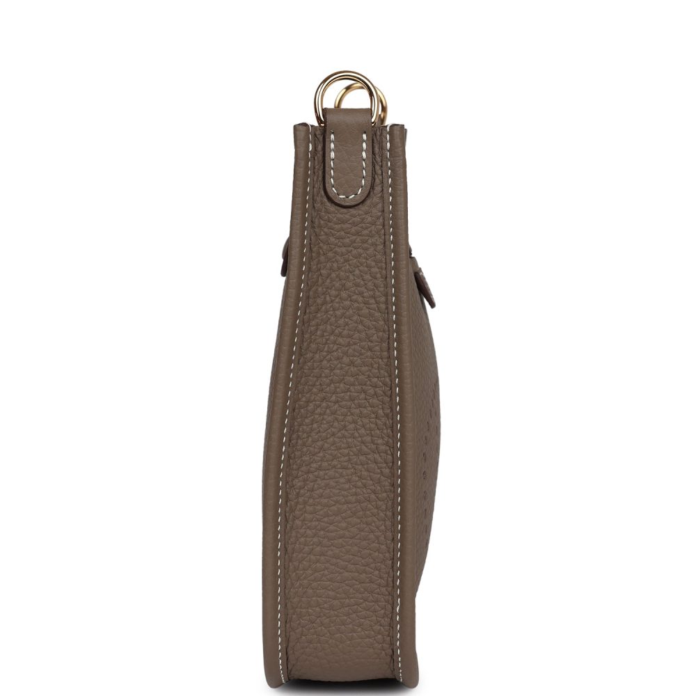 Hermes Evelyne TPM Etoupe Clemence Gold Hardware - Image 4