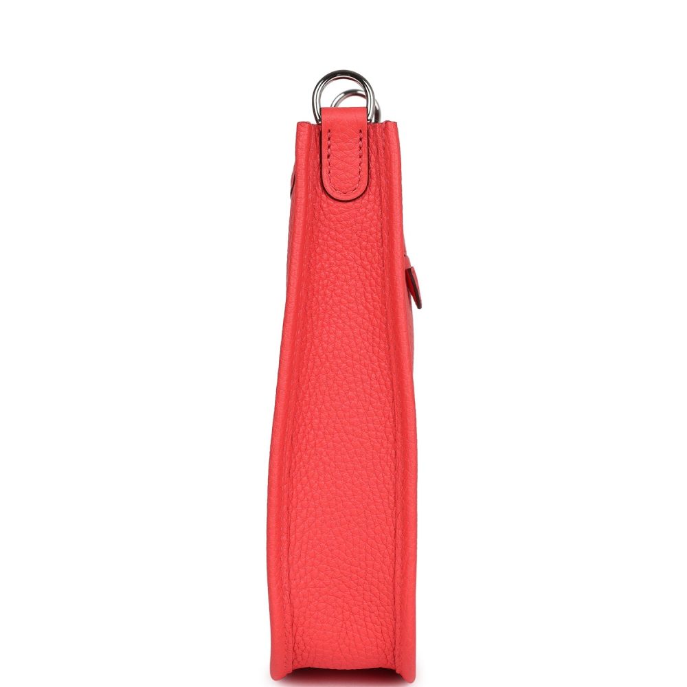 Hermes Evelyne TPM Rose Texas Clemence Palladium Hardware - Image 3
