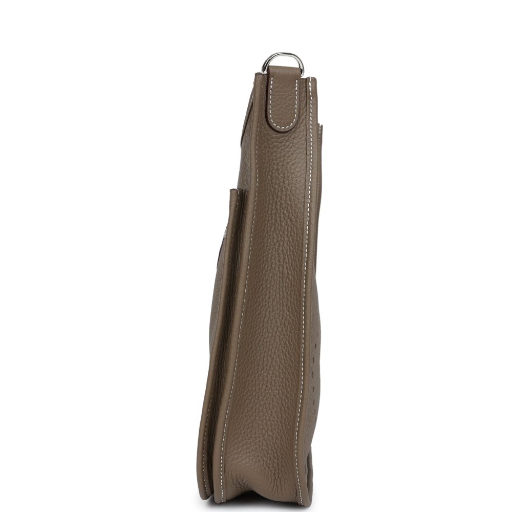 Hermes Evelyne PM Etoupe Clemence Palladium Hardware - Image 4