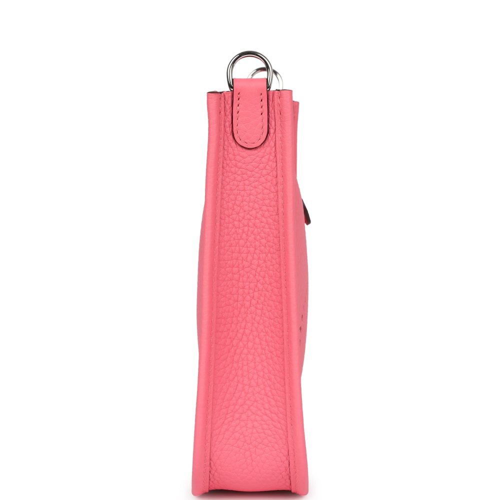 Hermes Evelyne TPM Rose Azalee Clemence Palladium Hardware - Image 3