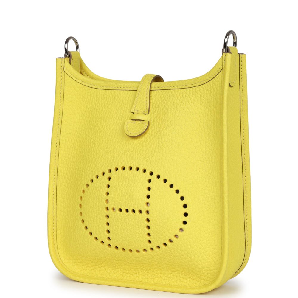 Hermes Evelyne TPM Lime Clemence Palladium Hardware - Image 5