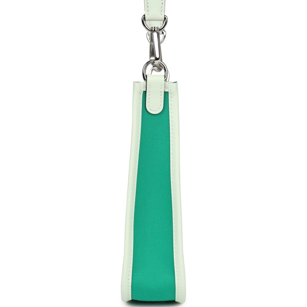 Hermes Neo Evelyne TPM Menthe Officier Canvas and Vert Fizz Swift Palladium Hardware - Image 3