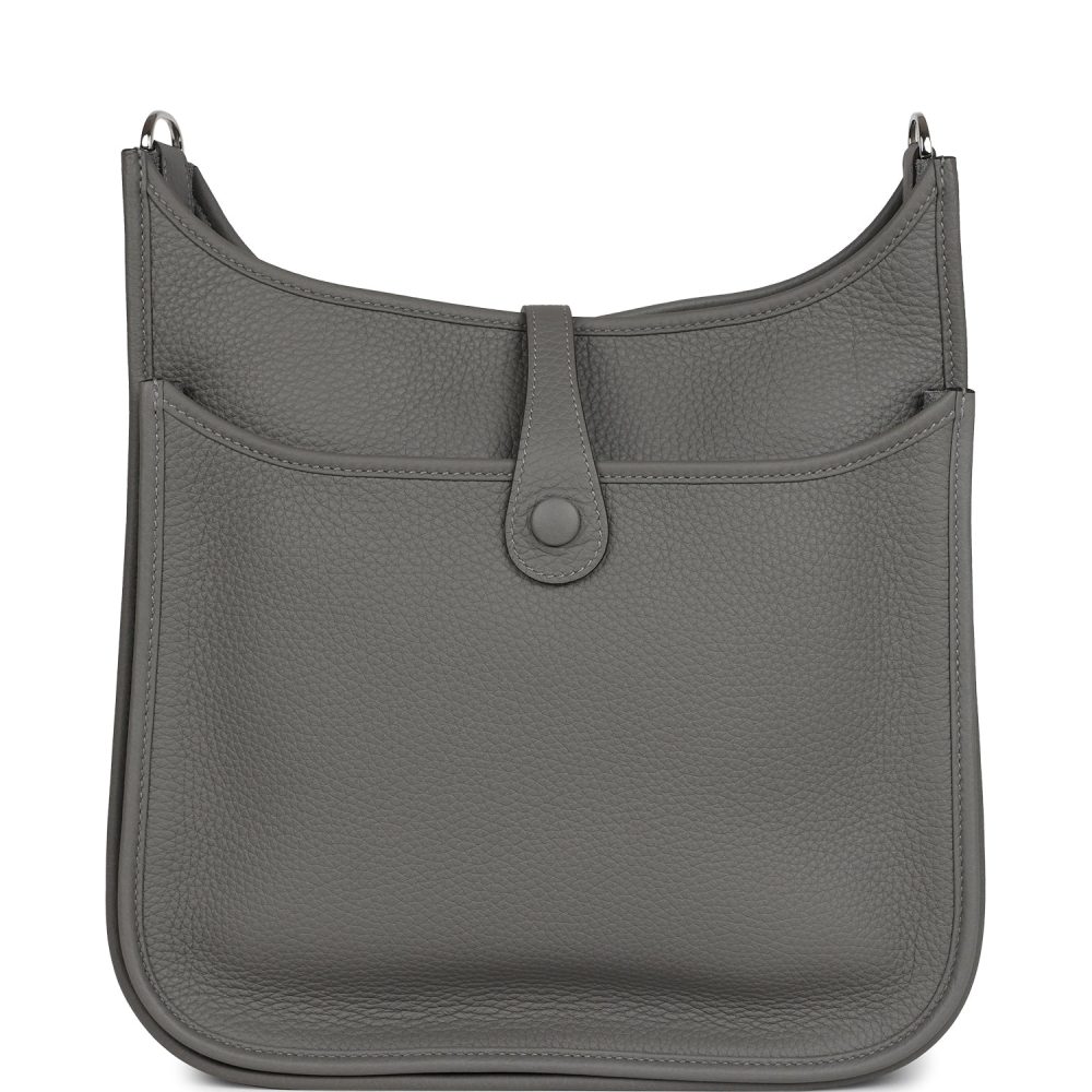 Hermes Evelyne III PM Gris Meyer Clemence Palladium Hardware - Image 5