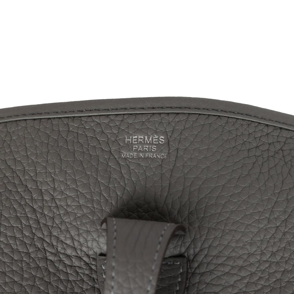 Hermes Evelyne III PM Gris Meyer Clemence Palladium Hardware - Image 7