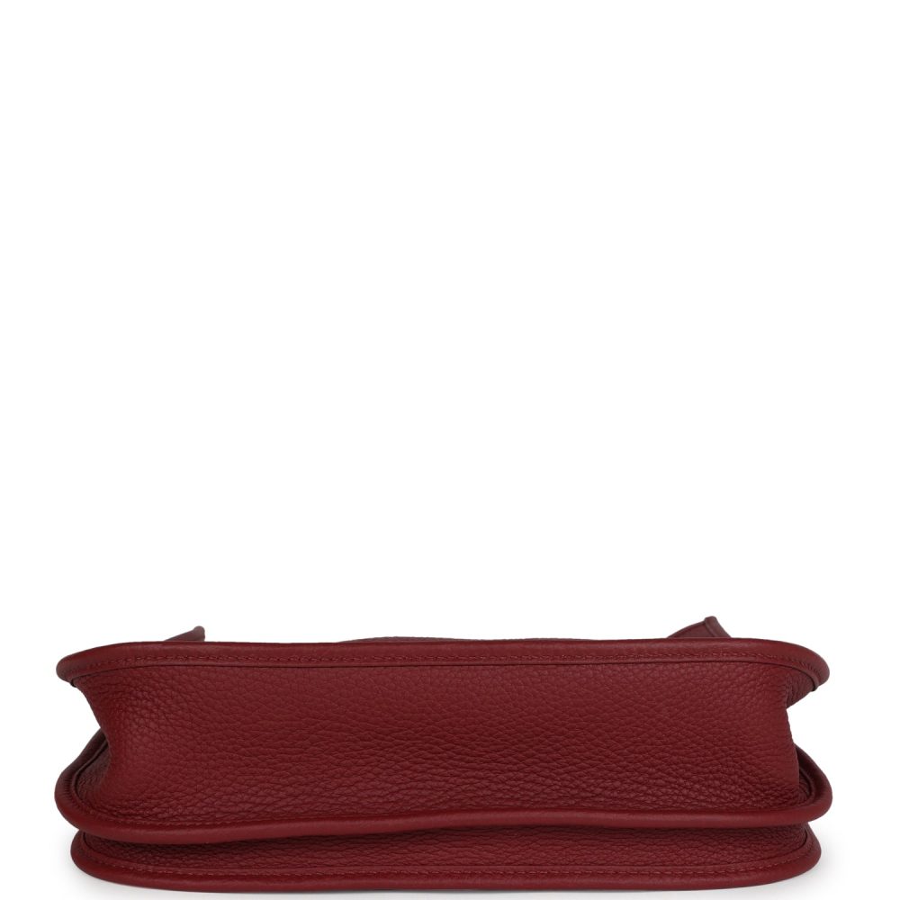 Hermes Evelyne PM Rouge H Clemence Palladium Hardware - Image 6