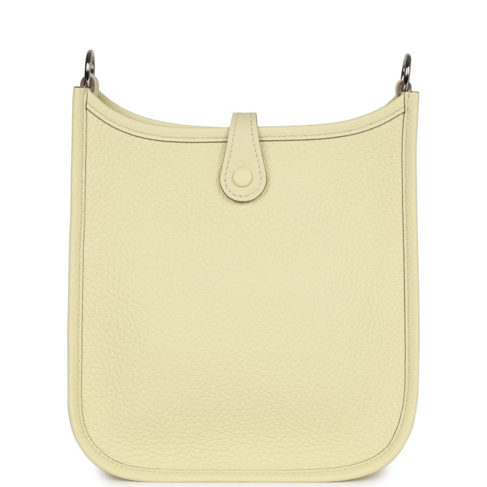Hermes Evelyne TPM Jaune Milton Clemence Palladium Hardware - Image 4