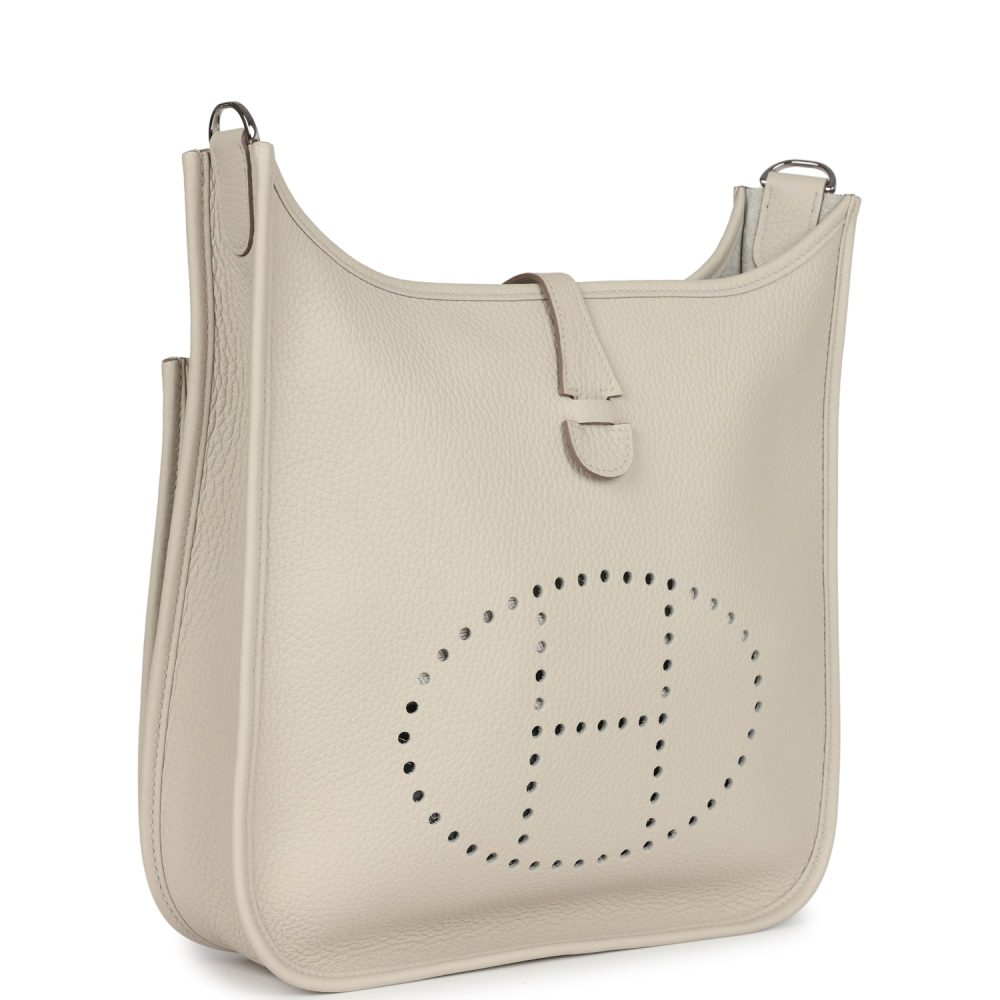 Hermes Evelyne III PM Beton Clemence Palladium Hardware - Image 2