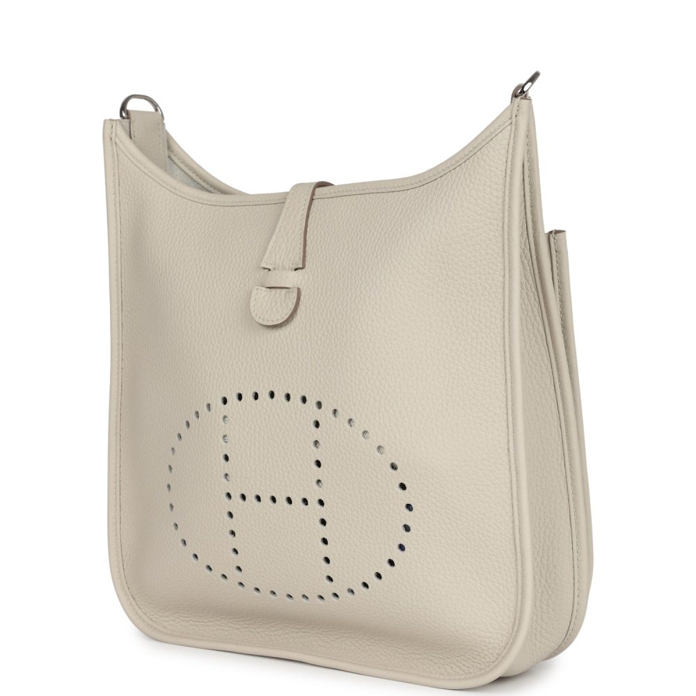 Hermes Evelyne III PM Beton Clemence Palladium Hardware - Image 5