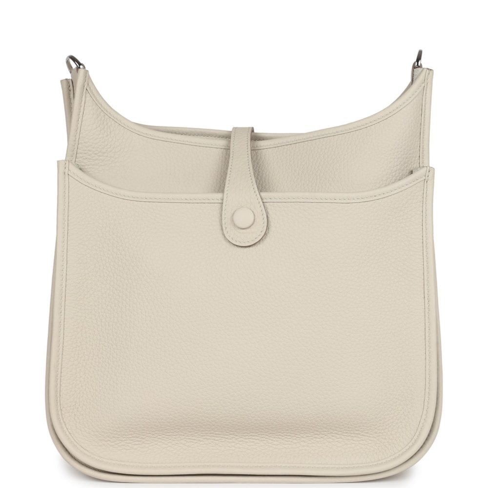 Hermes Evelyne III PM Beton Clemence Palladium Hardware - Image 4