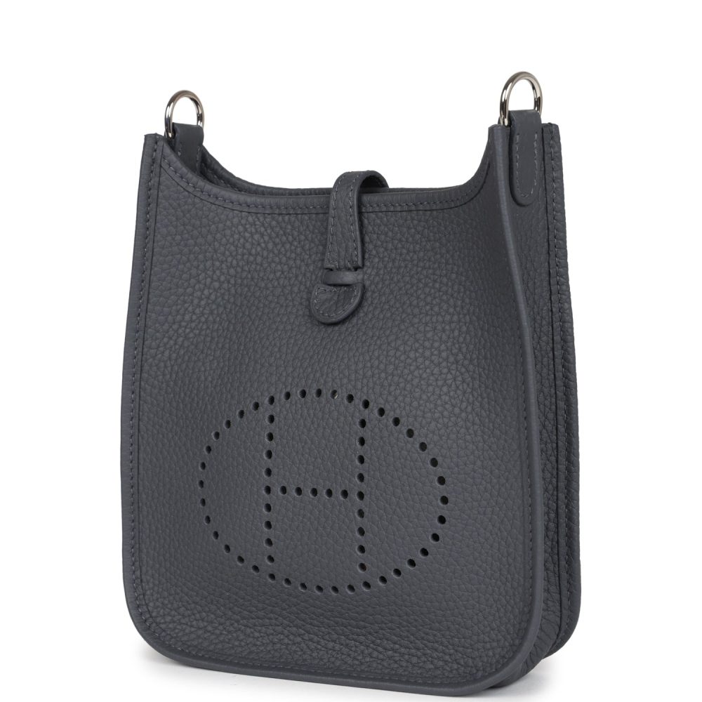 Hermes Evelyne TPM Ardoise Clemence Palladium Hardware - Image 5