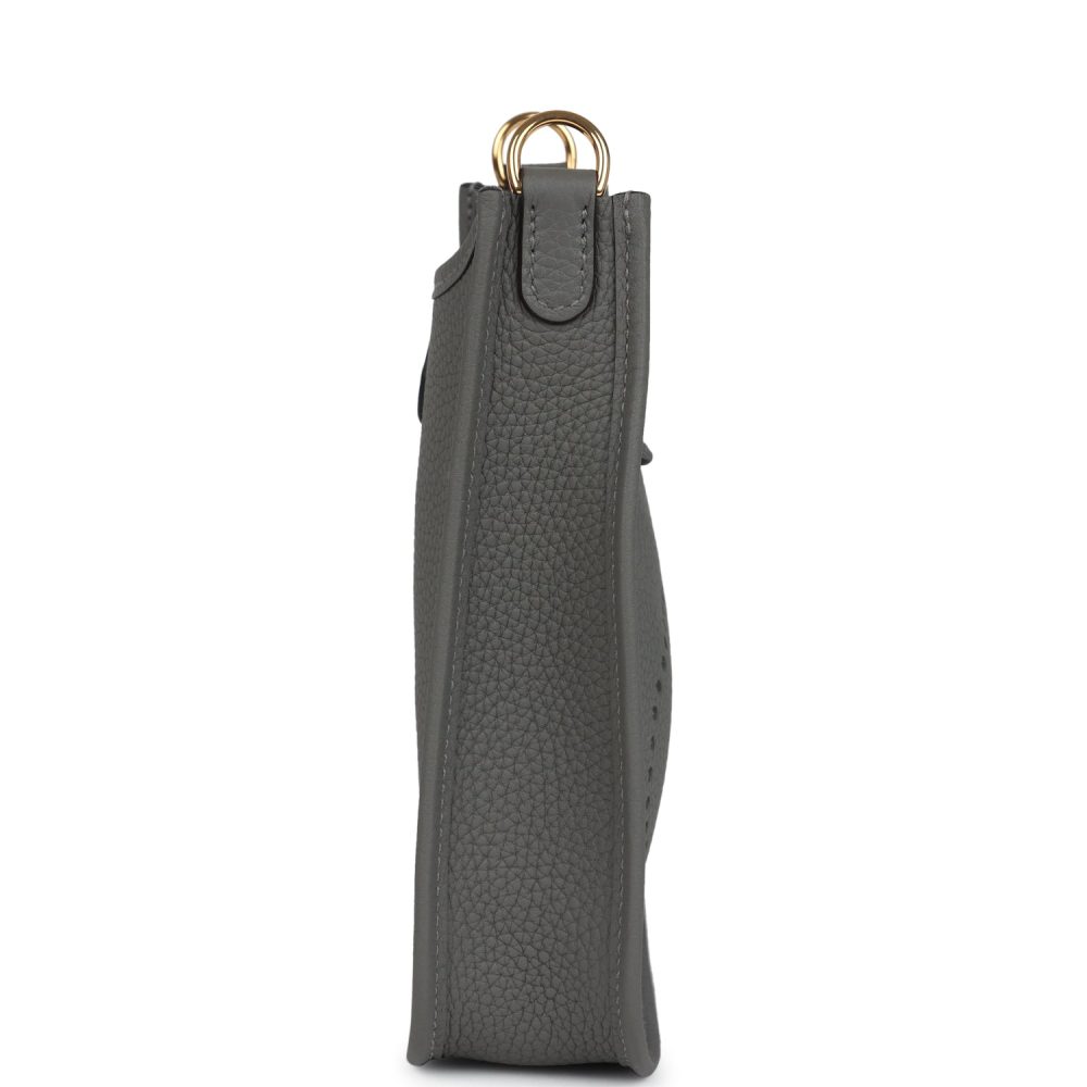 Hermes Evelyne TPM Gris Meyer Clemence Gold Hardware - Image 3