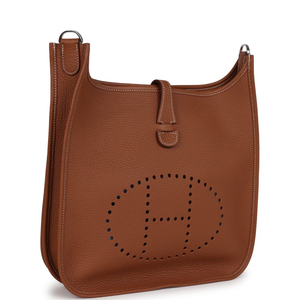 Hermes Evelyne III PM Gold Clemence Palladium Hardware - Image 2