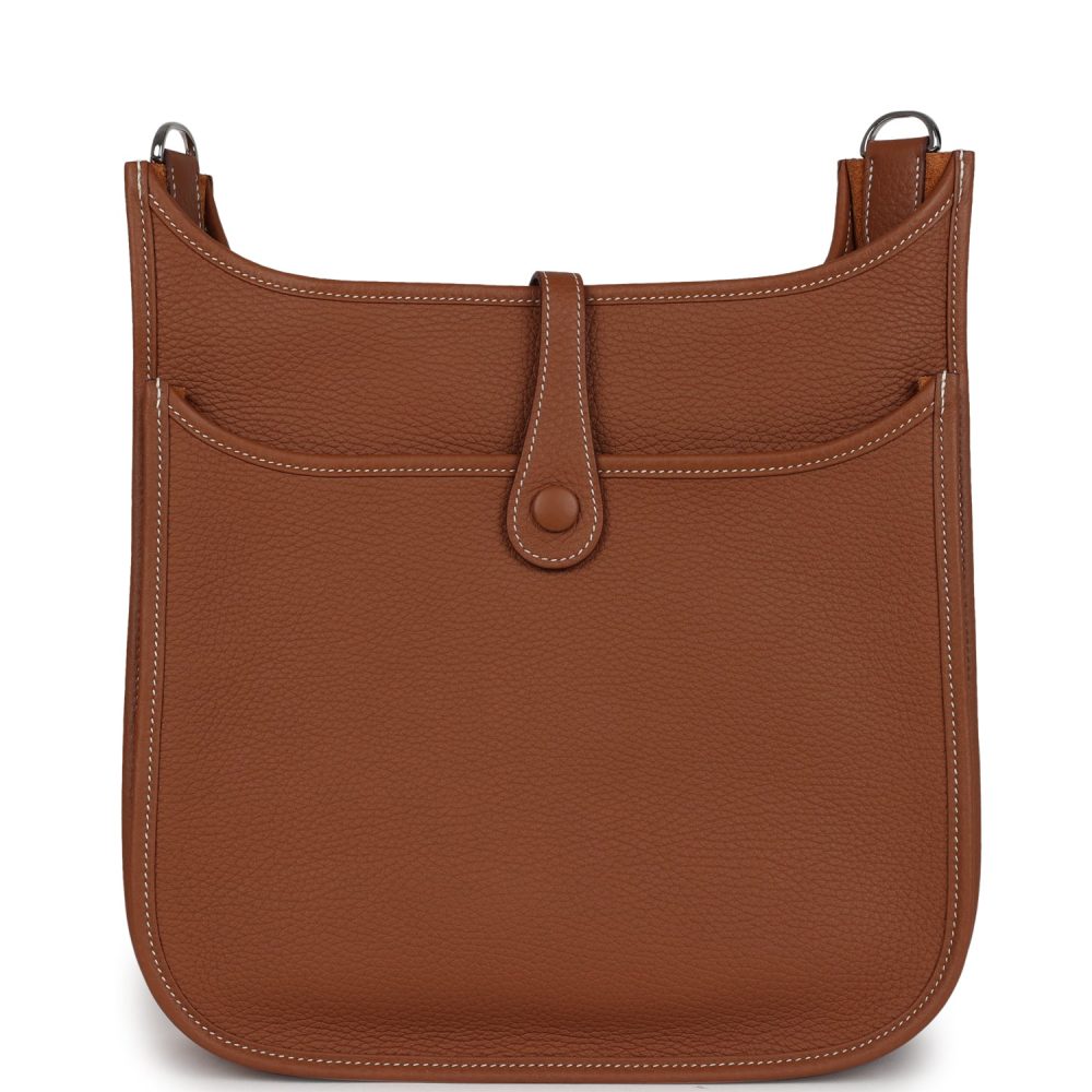 Hermes Evelyne III PM Gold Clemence Palladium Hardware - Image 5