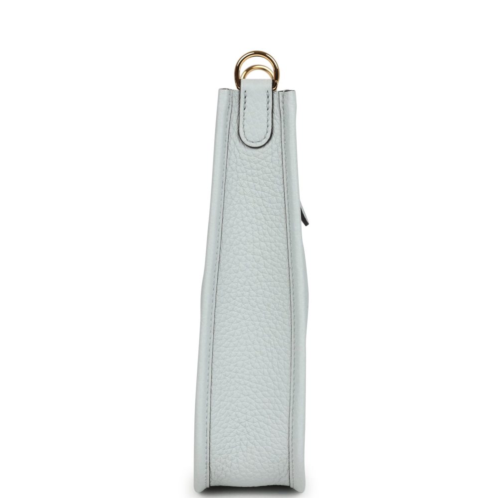 Hermes Evelyne TPM Bleu Pale Clemence Palladium Hardware - Image 3